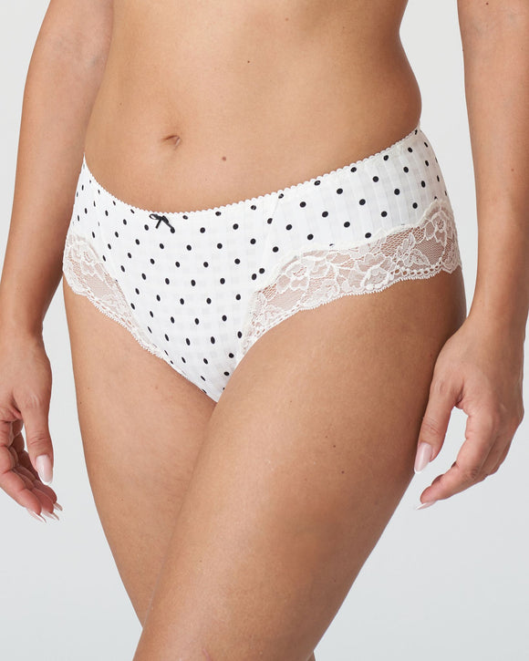 Le-Buste-Australia-0562127-Prima-Donna-Madison-Hotpant-Coco-Classic-White-Black-Front