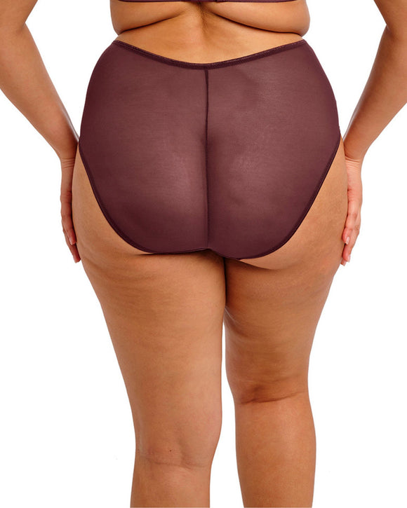 Elomi Matilda Full Brief in Sugarplumin made for the curvier woman back view