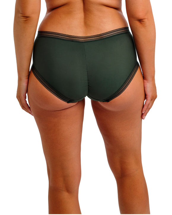Fantasie Fusion Brief in Evergreen made for the curvier woman back view