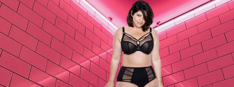 Le-Buste-Australia-EL4350-Elomi-Sachi-Plunge-Bra-EL4358-Sachi-Full-Brief-Black