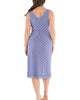 Bamboo Nightie with bust allowance for curvy women perfect for hot flushes back