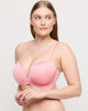 Prima Donna Twist Badala Full Cup Bra in Venetian Pink made for the curvier woman with a big bust side