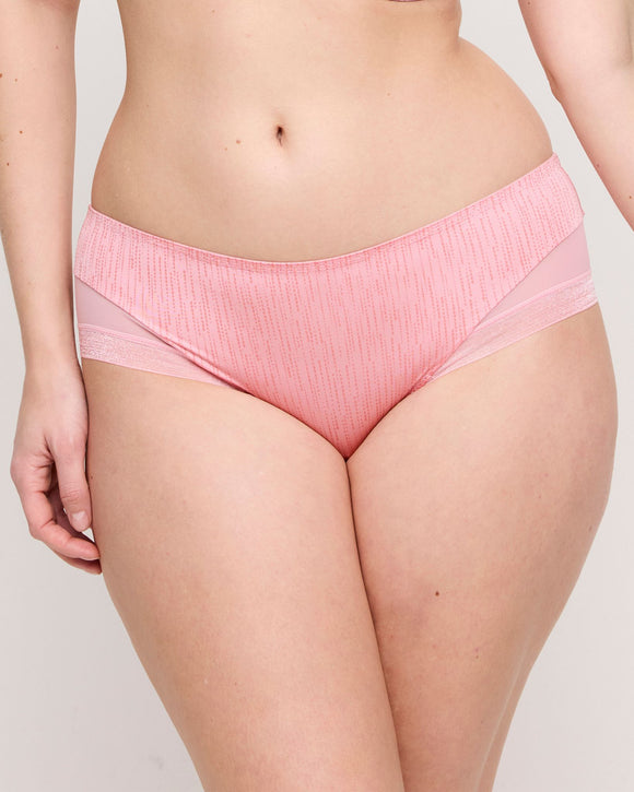 Badala Hotpants in Venetian Pink made for the curvier woman front view
