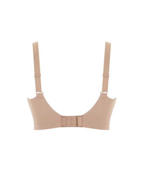Panache Rocha Non-Wired Bra in Misty Rose made for the curvier woman with a big bust back ghost