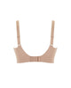Panache Rocha Non-Wired Bra in Misty Rose made for the curvier woman with a big bust back ghost