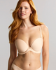 Faith Plunge Strapless bra made for small backs and big boobs with removable straps on