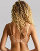 Panache Allure Balcony Bra in Champagne Gold made for the curvier woman with a big bust back view