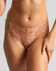Panache Allure Brazilian in Champagne Gold made for the curvier woman front view
