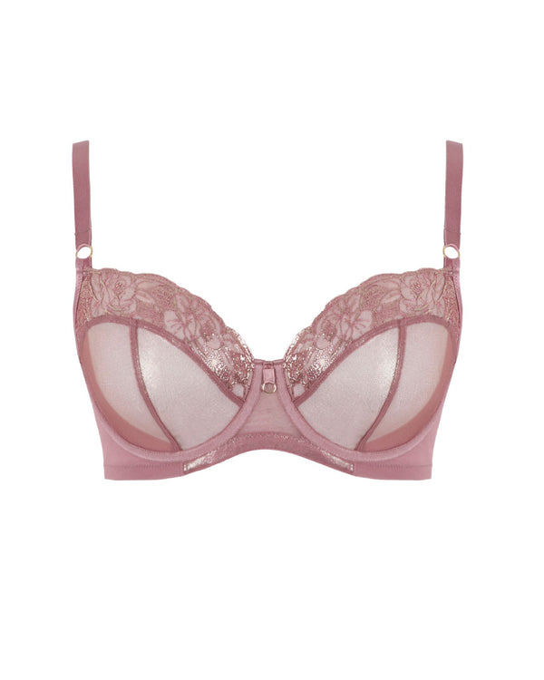 Panache Rosa Balcony Bra Rose Gold empowering fuller bust women ghost