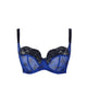 Panache Nina Balcony Bra in Blue Bows made for the curvier woman with a big bust ghost