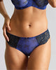 Panache Nina Brazilian in Blue Bows made for the curvier woman front view
