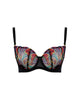 Panache Liza Balcony Bra Disco Black and beautiful colours made for a full bust ghost