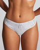 Panache Charlotte Brazilian in White made for curves front view