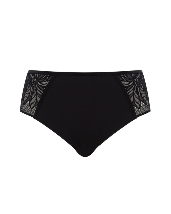 Sculptresse Sophia Deep Brief in Black made for the curvier woman ghost
