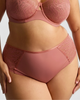 Sophia Deep Brief in Sienna Rose by Sculptresse, made for curves