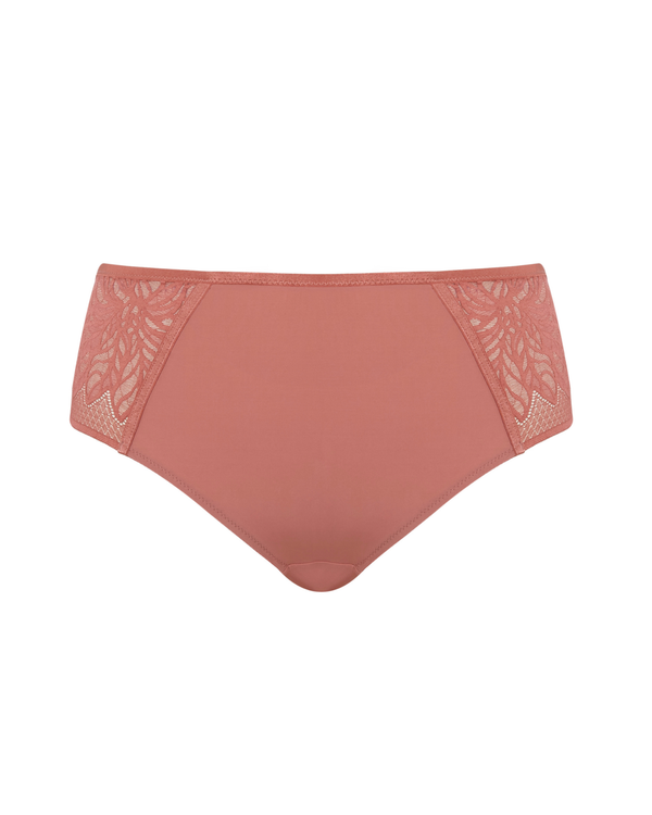Sophia Deep Brief in Sienna Rose by Sculptresse, made for curves