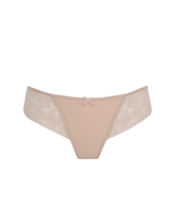 Celeste Brazilian in Cameo Rose lace made for curves ghost view