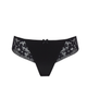 Celeste Brazilian in black floral lace made for curves ghost view