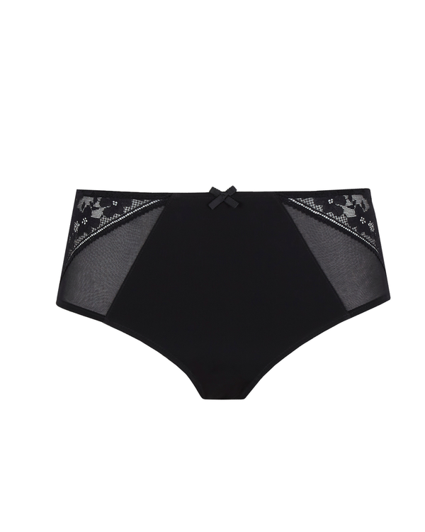 Celeste deep brief in black lace for curvy women ghost view