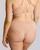 Muse Brazilian by Sculptresse in Cameo Rose Beige made for curvy women back view