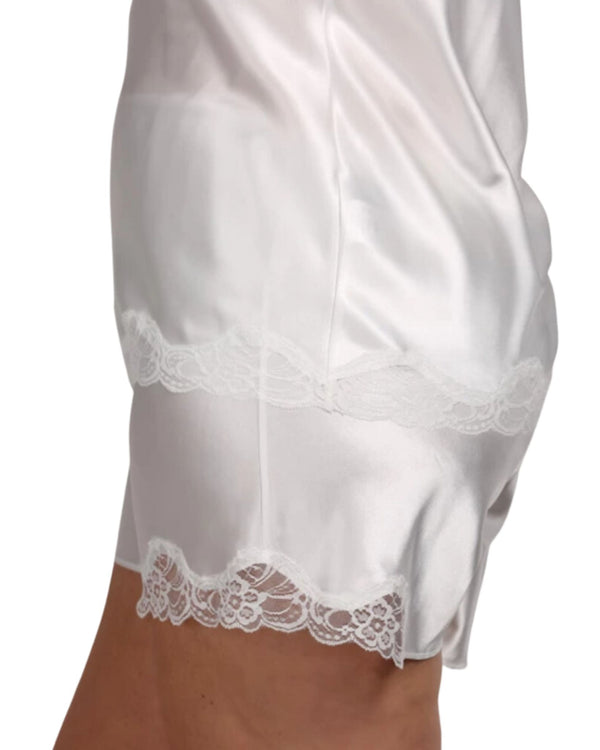 Le-Buste-Australia-1860-Envy-Nightwear-Satin-French-Knicker-Camisole-Set-White-Up-Close