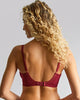 Panache Envy Full Cup Bra in Sparkling Cherry made for the curvier woman back view