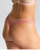 Panache Ana Thong in Pink made for the curvier woman back view