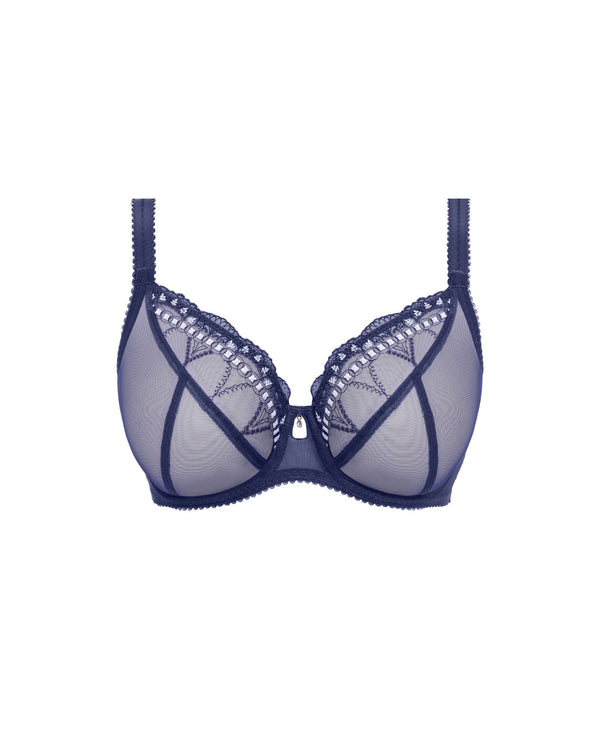Freya Loveland Plunge Bra in Boudoir Dusk made for the curvier woman with a big bust ghost