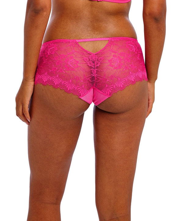 Freya Fascinate Short in Hot Pink made for curves back view