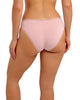 Freya Flirt Pink frost brief with lace edge worn by a woman back view