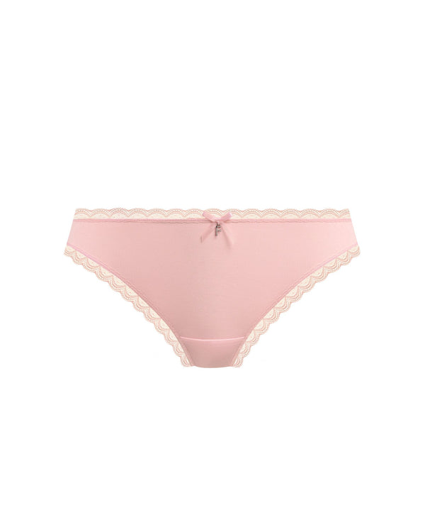 Freya Flirt Pink frost brief with lace edge ghost image