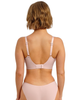 Balcony T-Shirt Padded Bra by Freya in Cameo a soft neutral beige pink colour. Back view.
