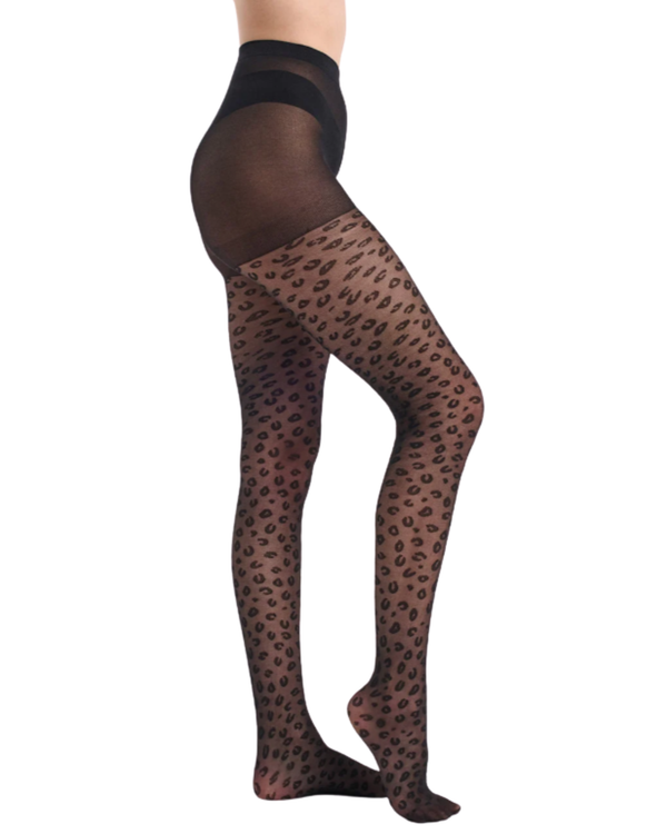 Le-Buste-Australia-Ambra-Leopard-Sheer-Tight-Black-Tall-side-view