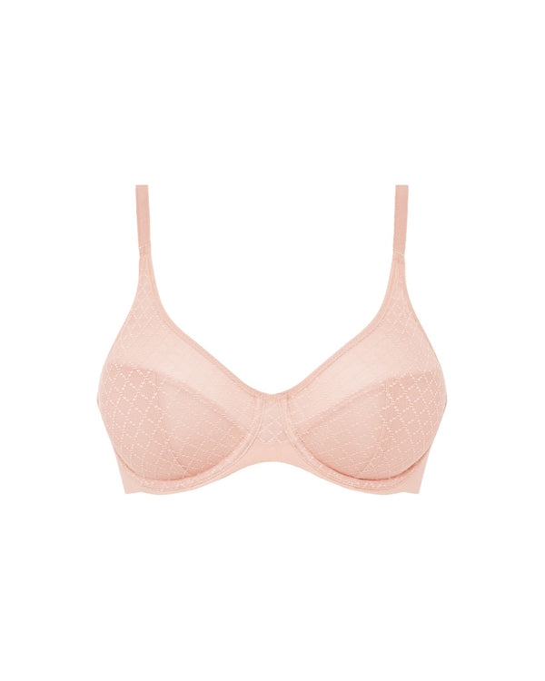 Full Cup bra seamless with geometriclace made for a fuller bust ghost image