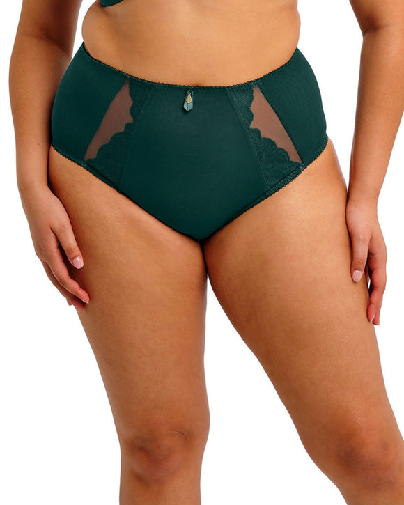 Elomi Cate Allure Full Brief in Deep Emerald made for the curvier woman front view