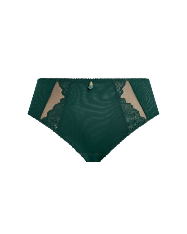 Elomi Cate Allure Full Brief in Deep Emerald made for the curvier woman ghost
