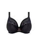 Elomi Nerina Plunge Bra in Black made for the curvier woman with a big bust ghost