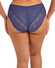 Tiernie brief made for the curvy busty woman in denim view from back