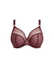 Elomi Matilda Plunge Bra in Sugarplum made for the curvier woman with a big bust ghost