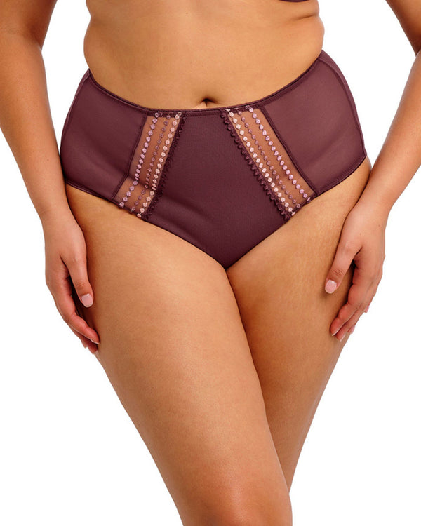 Elomi Matilda Full Brief in Sugarplumin made for the curvier woman front view