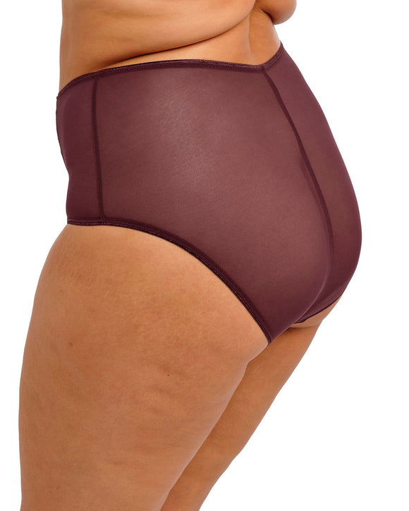 Elomi Matilda Full Brief in Sugarplumin made for the curvier woman side view