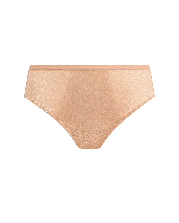 Fantasie Demure Full Brief in Natural Beige made for curves front ghost