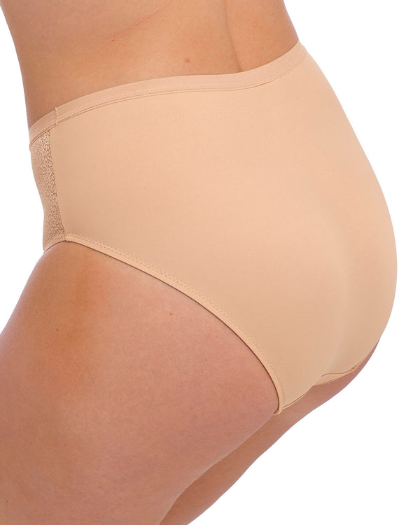 Fantasie Demure Full Brief in Natural Beige made for curves side view