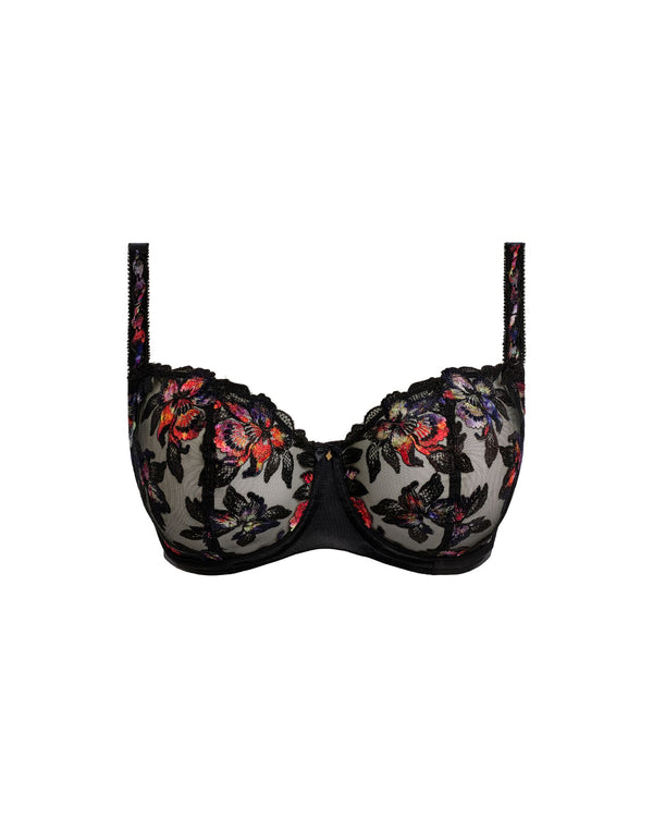 Fantasie Magdalena Balconette Bra in  Noir made for the curvier woman with a big bust ghost