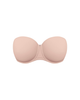 Fantasie Aura Moulded Strapless Bra in Natural Beige made for Fuller Busts. Ghost image.