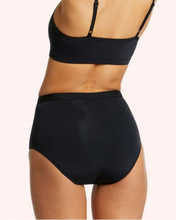 Le-Buste-Australia-LLSWADFBHS-Love-Luna-Period-Swim-Bikini-Full-Brief-Black-Back