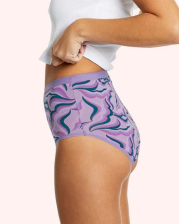 Le-Buste-Australia-LLUWOCFB-Love-Luna-Eco-Period-Cotton-Period-Full-Briefs-Organic-Violet-Clouds-Side