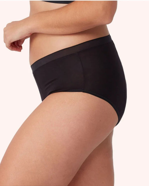 Le-Buste-Australia-LLUWPBHWB-Love-Luna-Period-Bamboo-High-Waist-Brief-Black-Side