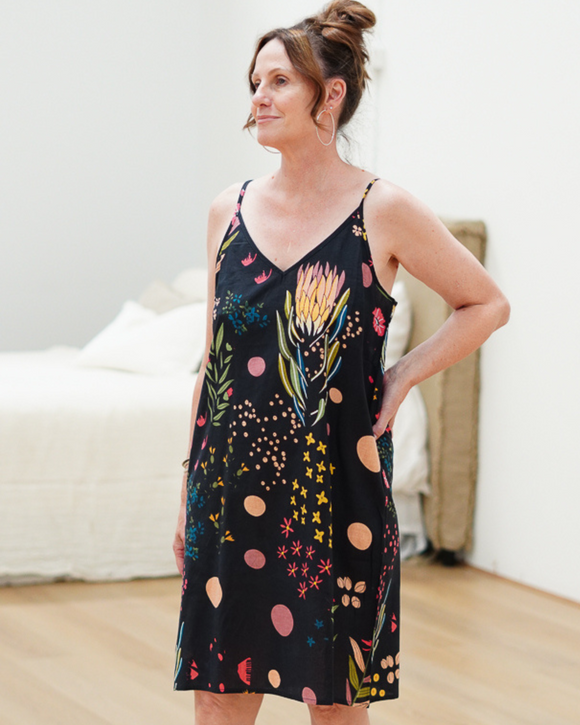 Protea Slip Nightie made for real women in 100% cotton