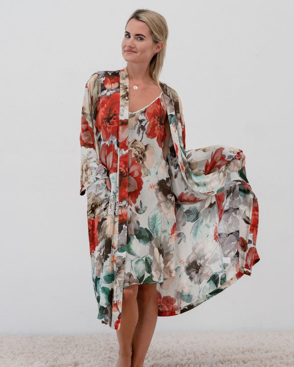 Le-Buste-Australia-Maleny-Fox-Silky-Modal-Robe-Orange-Front